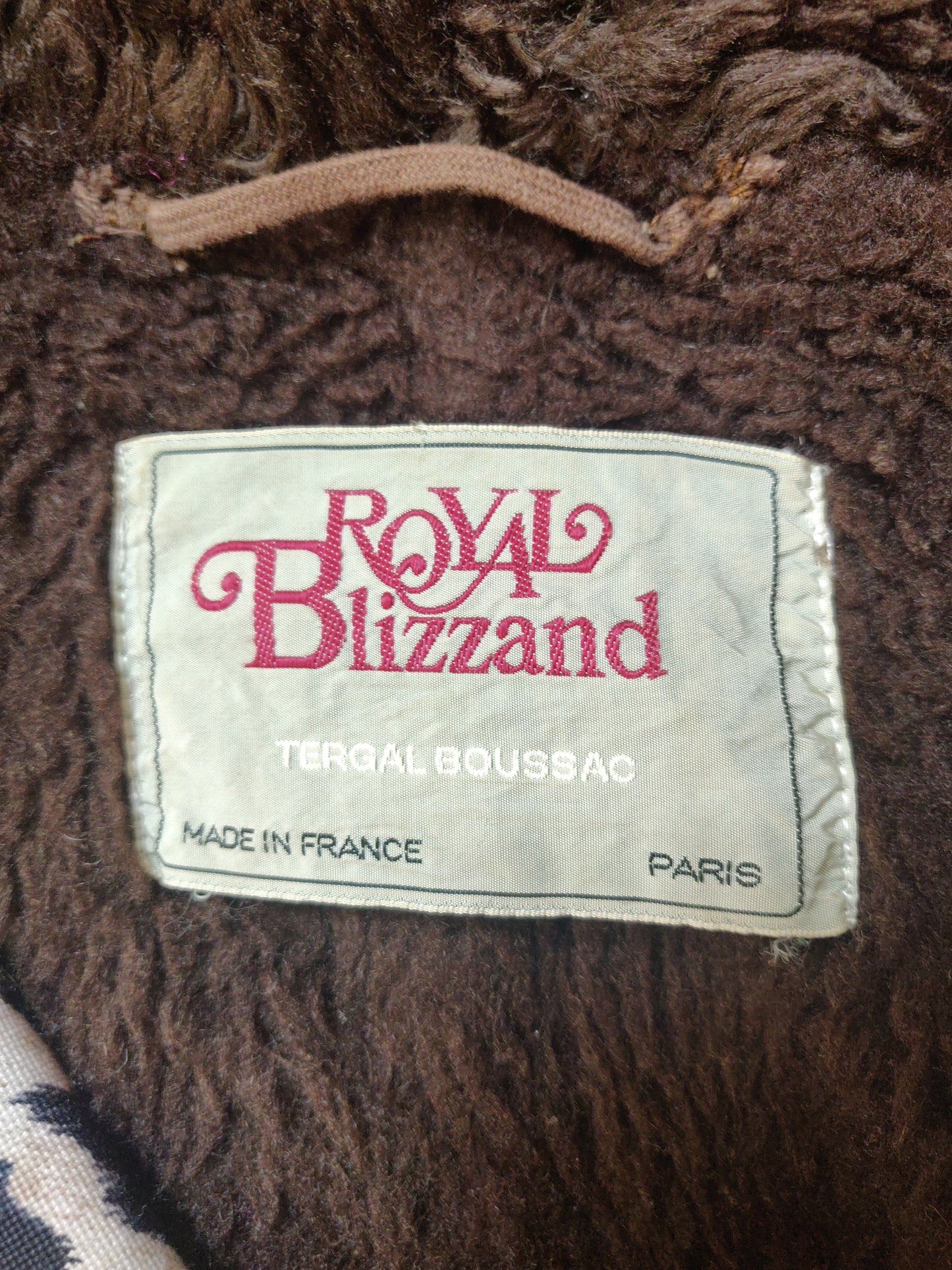 1970s French Blizzand Leopard Coat with Faux Fur Lining