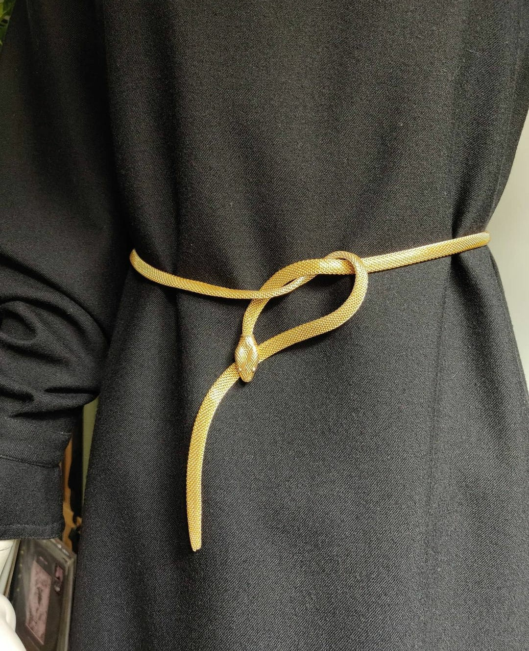 1970s / 80s Mesh Snake Belt - large head