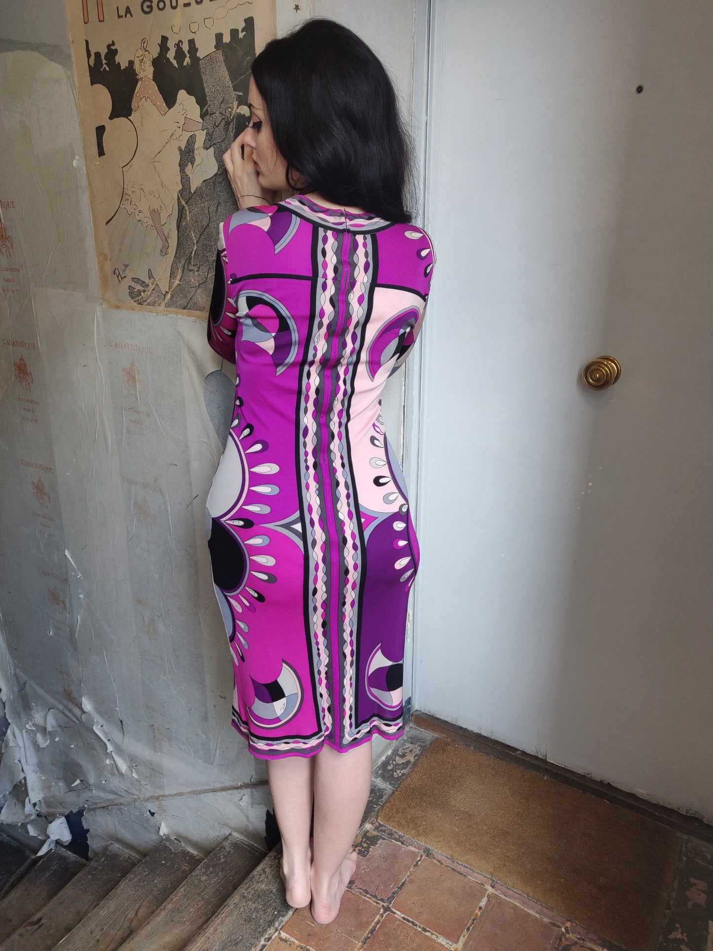 1960s Emilio Pucci Psychedelic Silk Jersey Dress - Saks Fifth Avenue